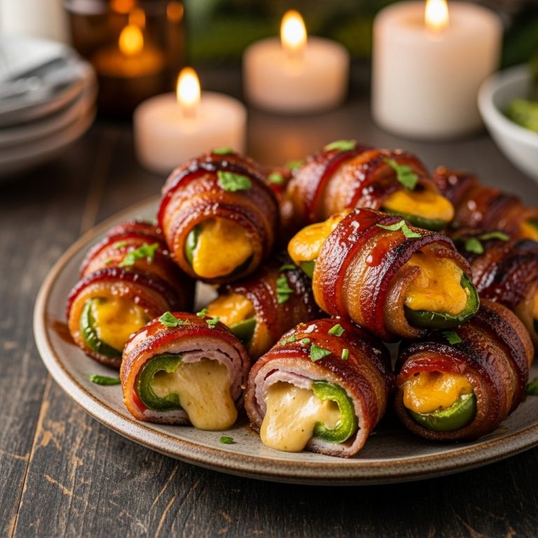 Bombastic BBQ Bacon Wrapped Jalapeño Poppers